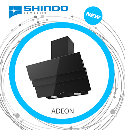 Новая черная вытяжка Adeon с сенсорным управлением